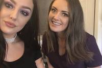 Chloe and Catherine Makeup Application